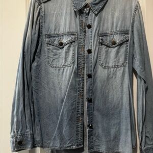 CAbi Light Blue Denim Shirt